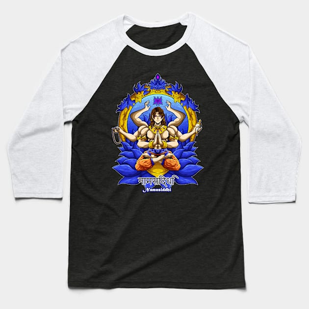 Anime Budha Namasiddhi Baseball T-Shirt by AllSparkRunity